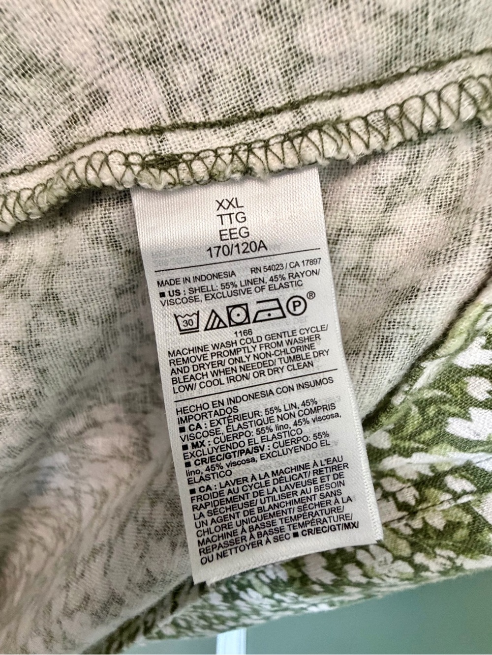 Old Navy linen blend dress XXL - Picture 6 of 6